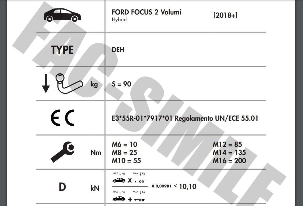 DİKEY SÖKTAK FORD FOCUS