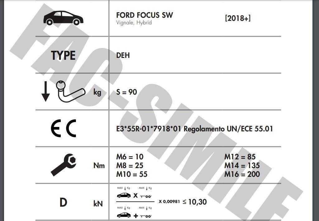 DİKEY SÖKTAK FORD FOCUS