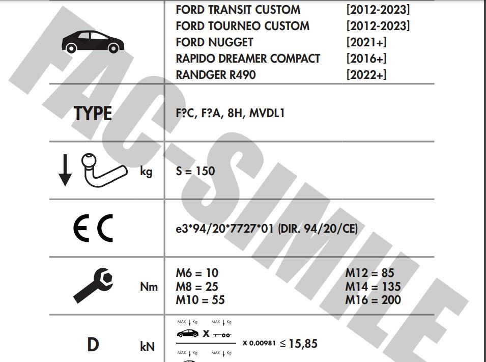 FORD TRANSİT TOURNEO CUSTOM 