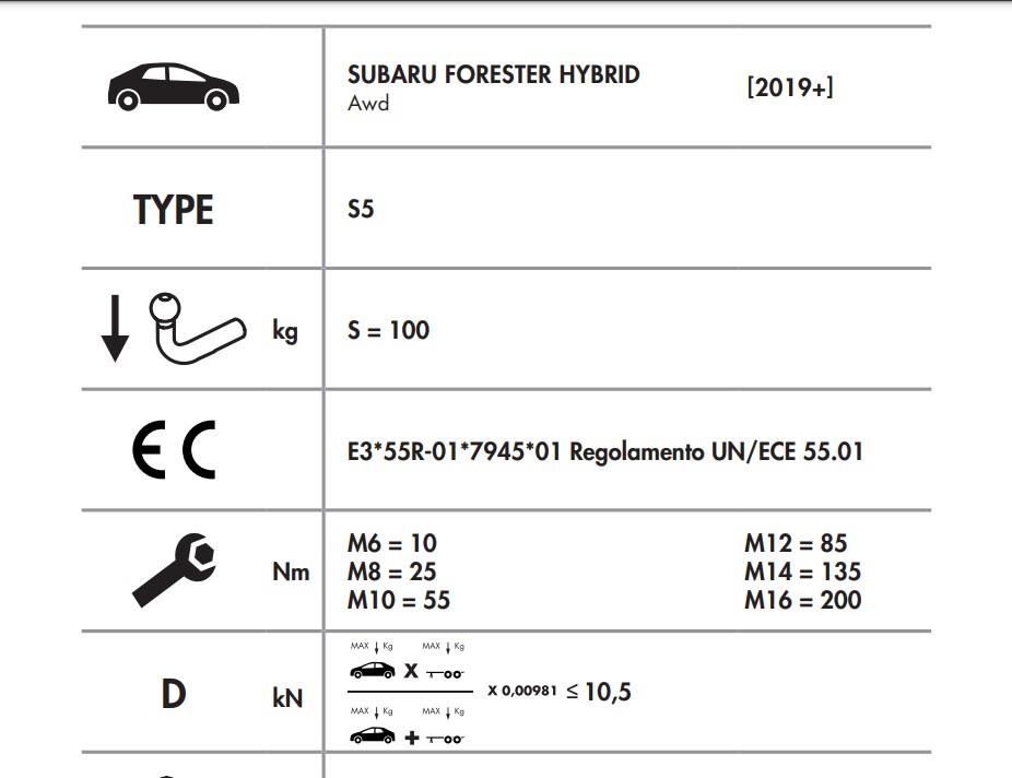 SUBARU FORESTER