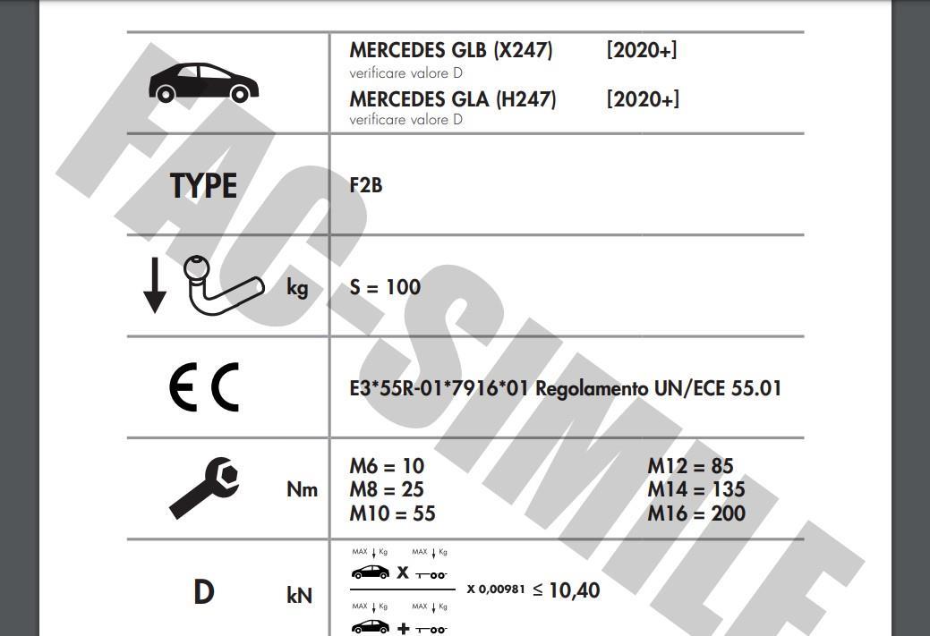 YATAY SÖKTAK MERCEDES GLA - GLB