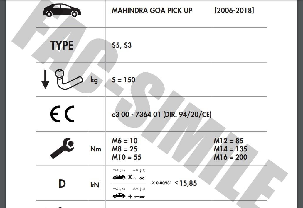 MAHINDRA GOA