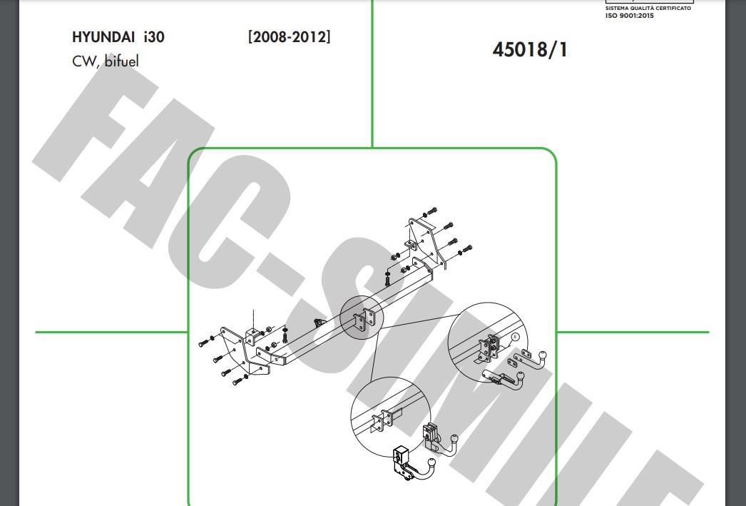 HYUNDAİ  İ30 SW  YATAY SÖKTAK