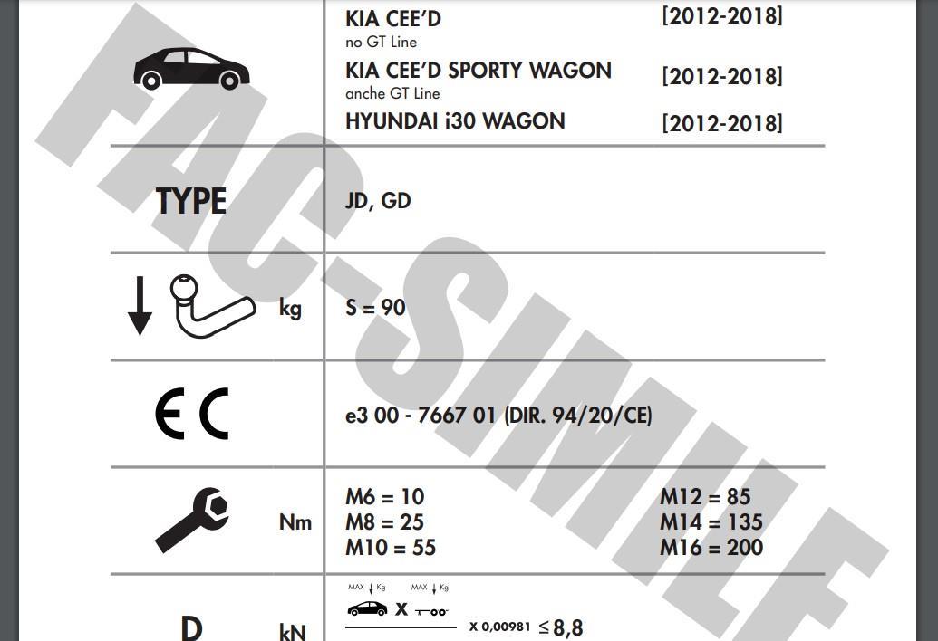 YATAY SÖKTAK HYUNDAİ İ30 SW - KİA CEED