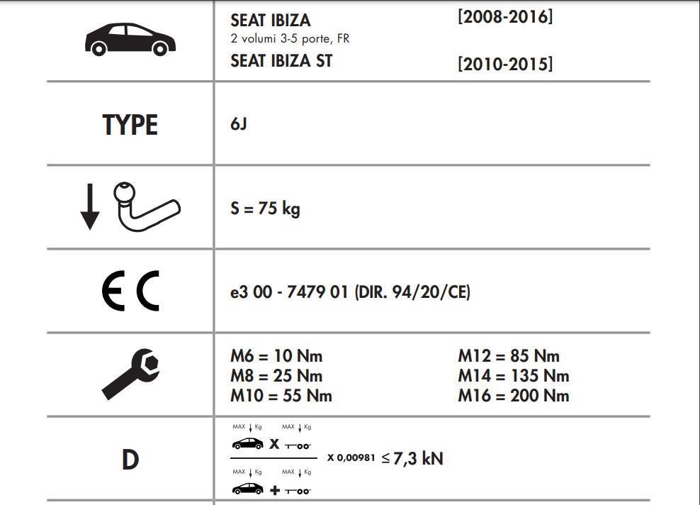 DİKEY SÖKTAK SEAT İBİZA