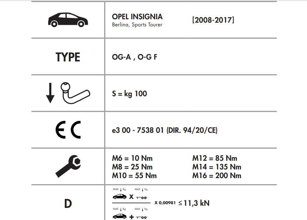 YATAY SÖKTAK OPEL İNSİGNİA