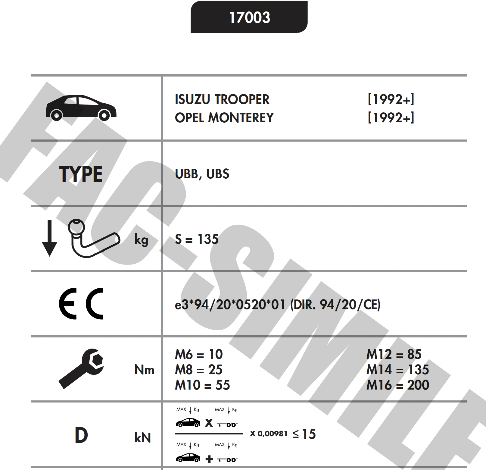 ISUZU TROOPER - OPEL MONTERY