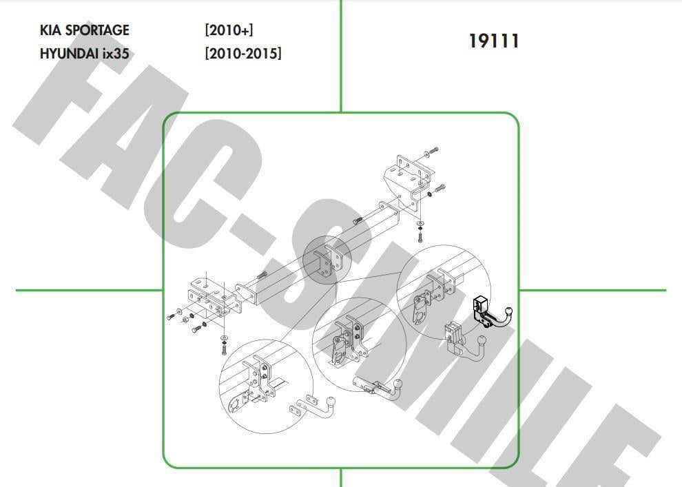 DİKEY SÖKTAK HYUNDA İX35  - KİA SPORTAGE