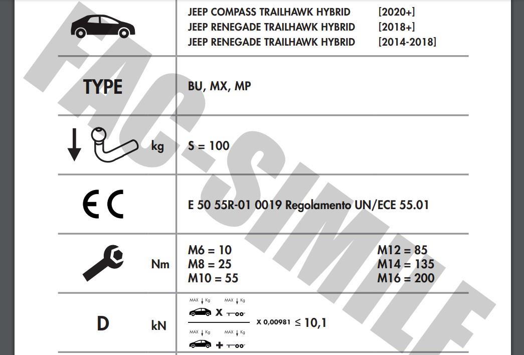 YATAY SÖKTAK JEEP COMPASS - RENEGEDE 