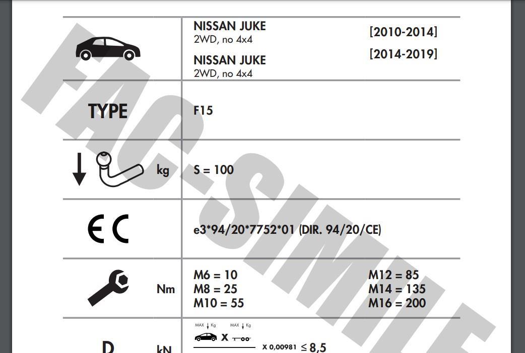 YATAY SÖKTAK NİSSAN JUKE