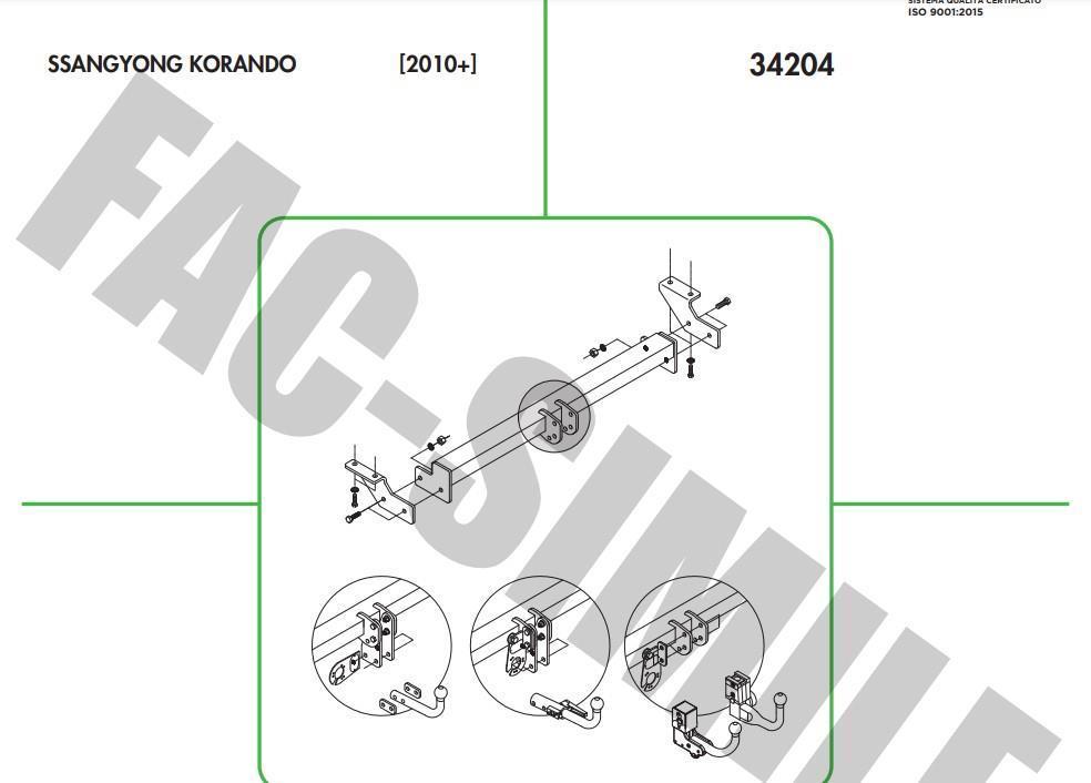 SSANGYONG KORANDO DİKEY SÖKTAK