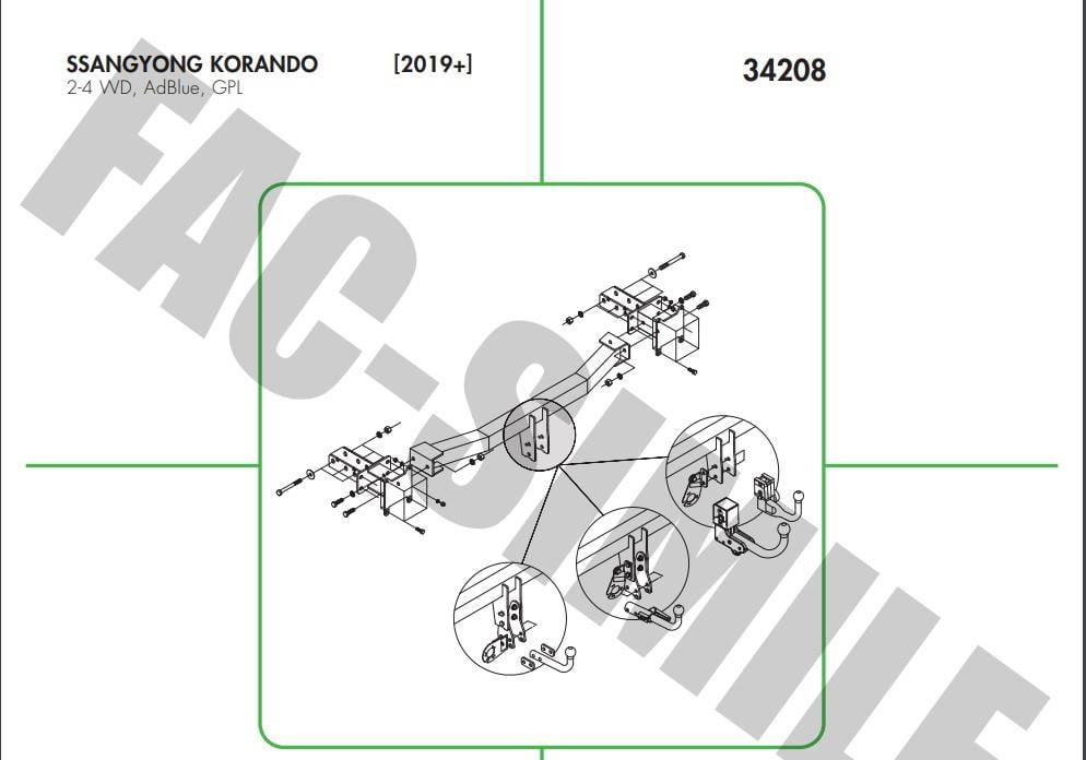 SSANGYONG KORANDO - TORRES