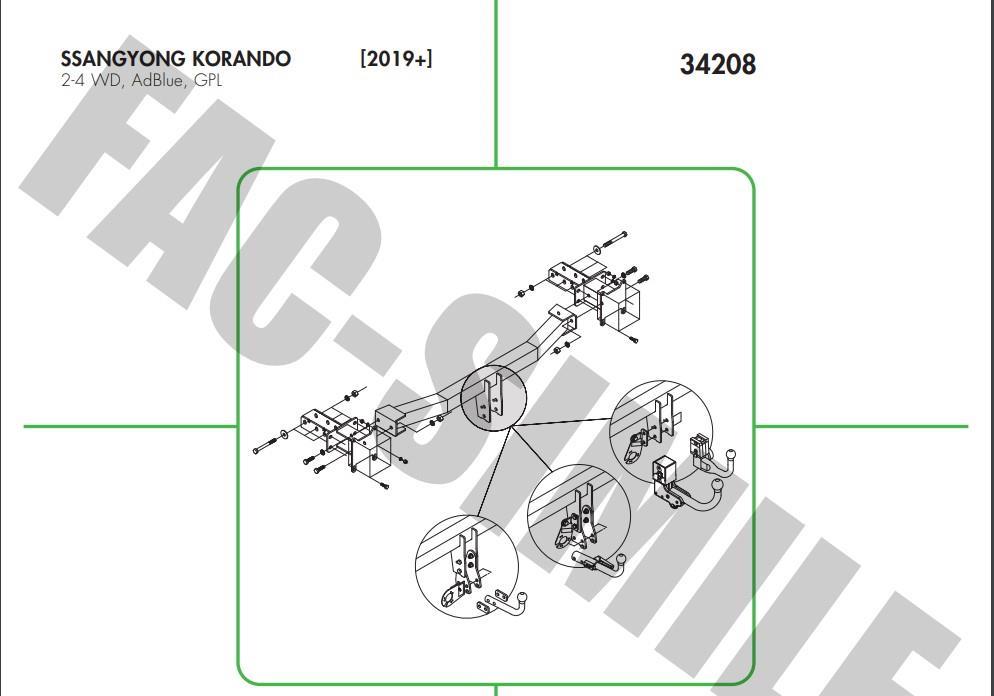 YATAY SÖKTAK SSANGYONG KORANDO - TORRES
