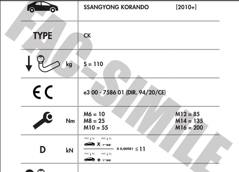 SSANGYONG KORANDO DİKEY SÖKTAK