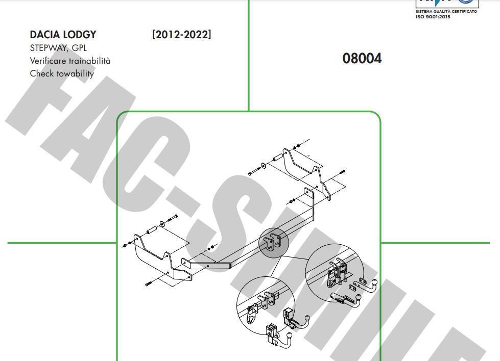 DİKEY SÖKTAK DACİA LODGY - LODGY STEPWAY
