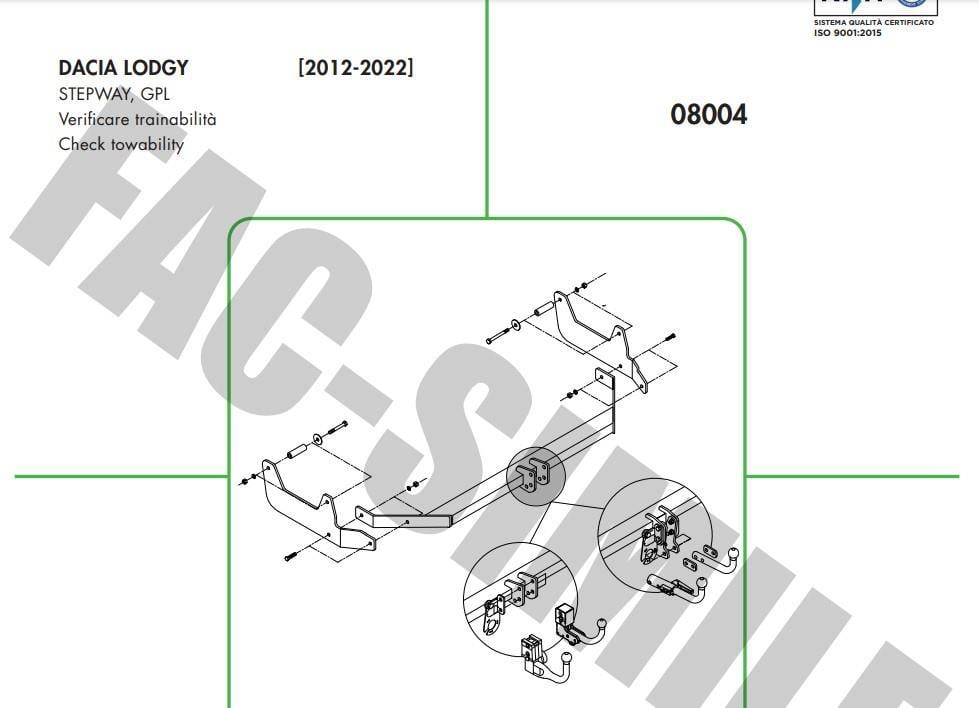 YATAY SÖKTAK DACİA LODGY - LODGY STEPWAY