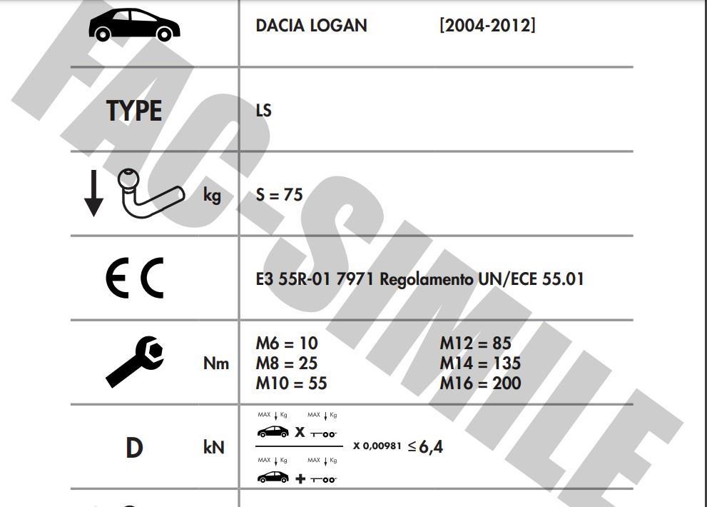 YATAY SÖKTAK DACİA LOGAN