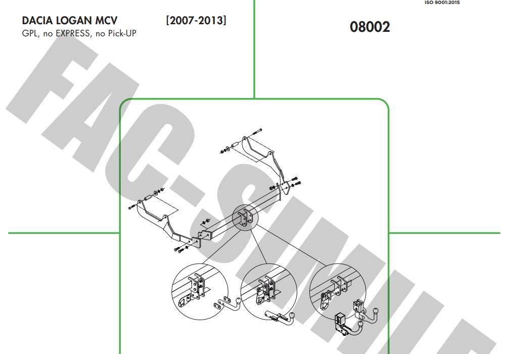 YATAY SÖKTAK DACİA LOGAN MCV 2007-2013