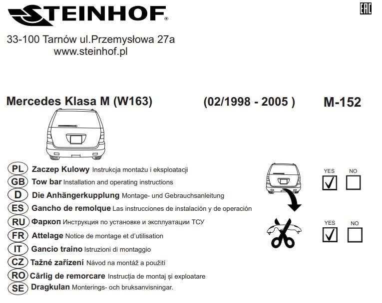 MERCEDES ML W163