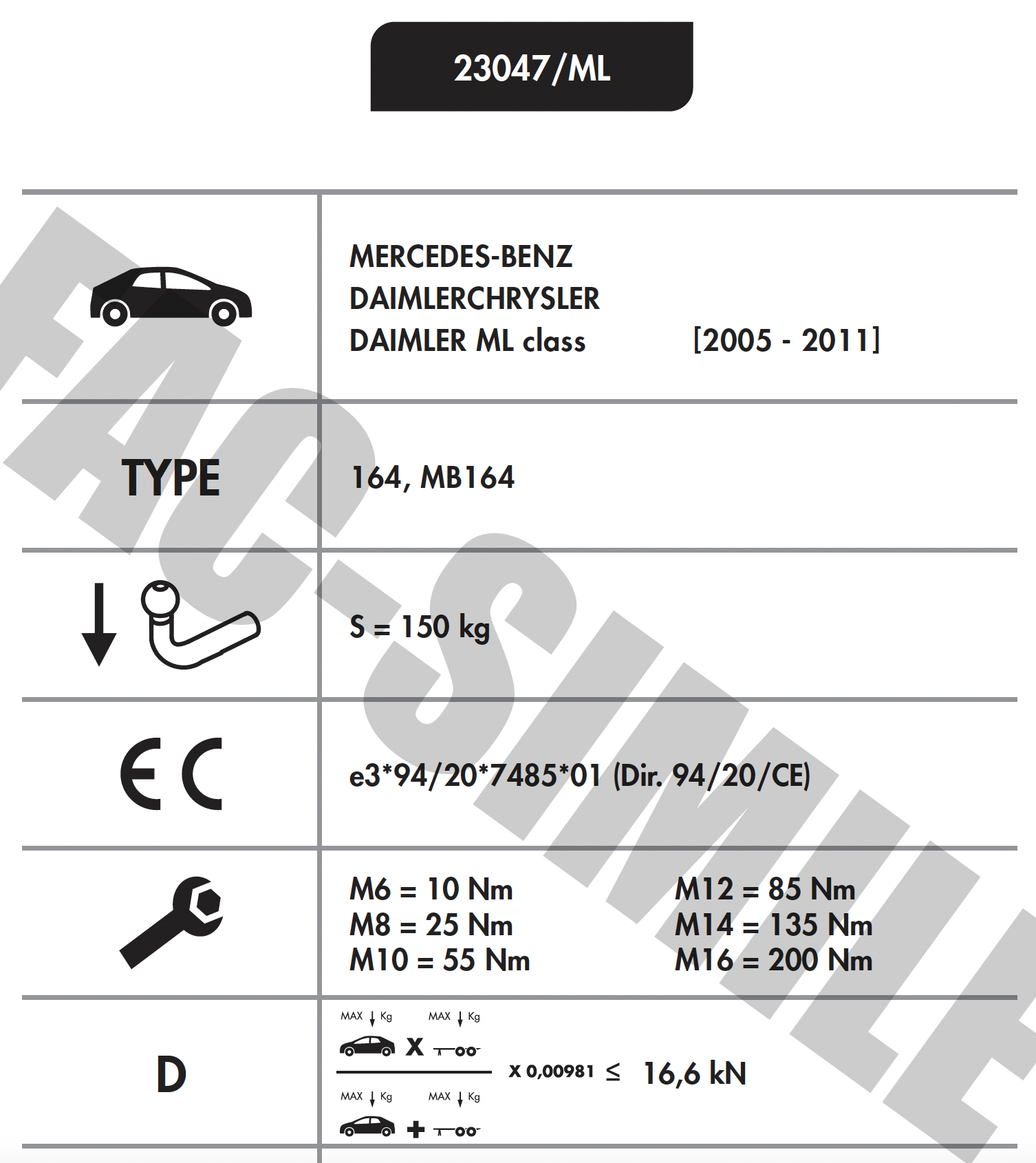 MERCEDES  ML (2005-2011)