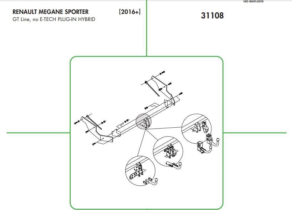 DİKEY SÖKTAK RENAULT  MEGANE 