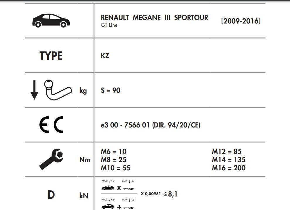 DİKEY SÖKTAK RENAULT MEGANE