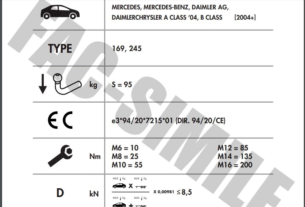 MERCEDES A SERİSİ - B SERİSİ 