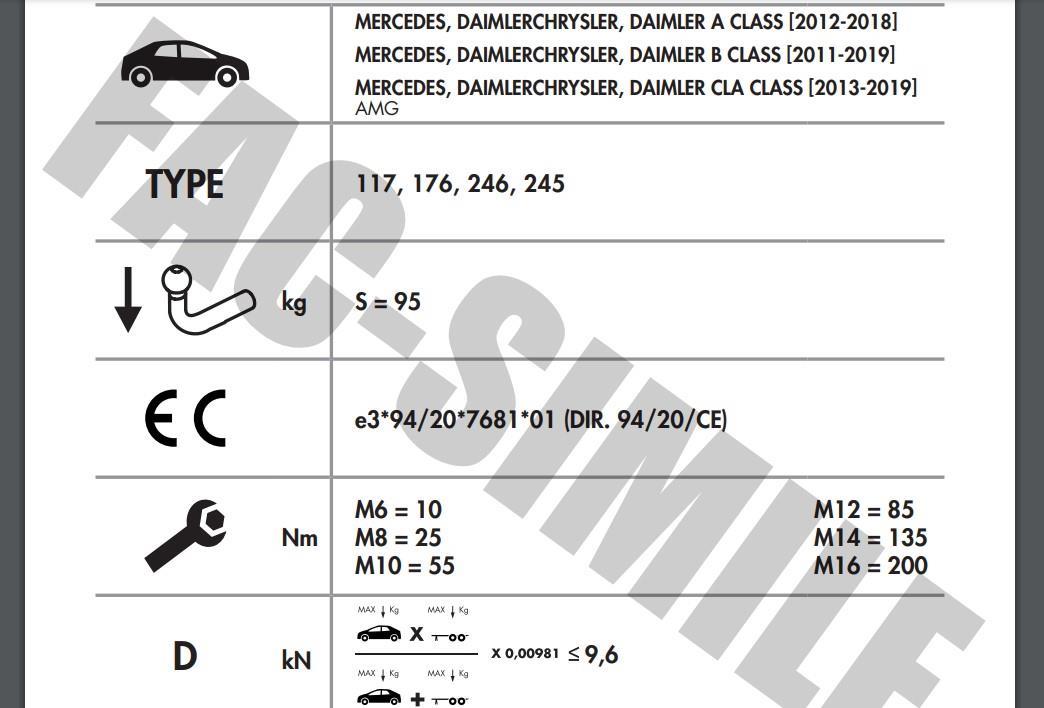 YATAY SÖKTAK MERCEDES A SERİSİ - B SERİSİ - GLA  - CLA - İNFİNİTİ QX30 - Q30