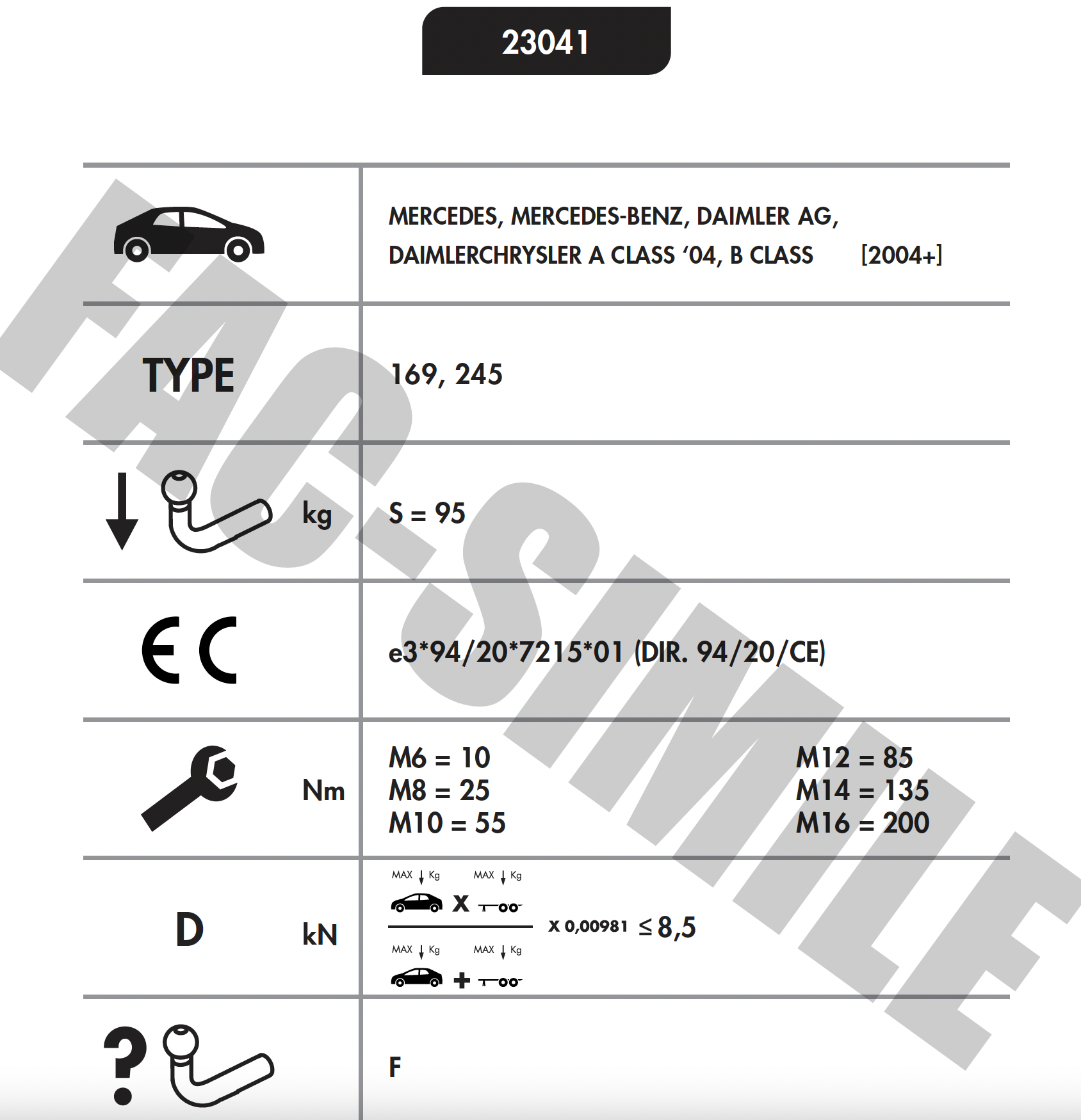 Dikey Sök-Tak Gizli Model MERCEDES A SERİSİ - B SERİSİ  Dikey Sök-Tak-Gizli Model
