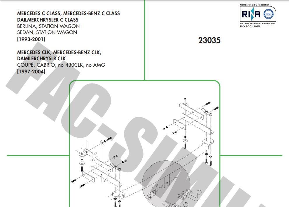 YATAK SÖKTAK MERCEDES C SERİSİ - CLK