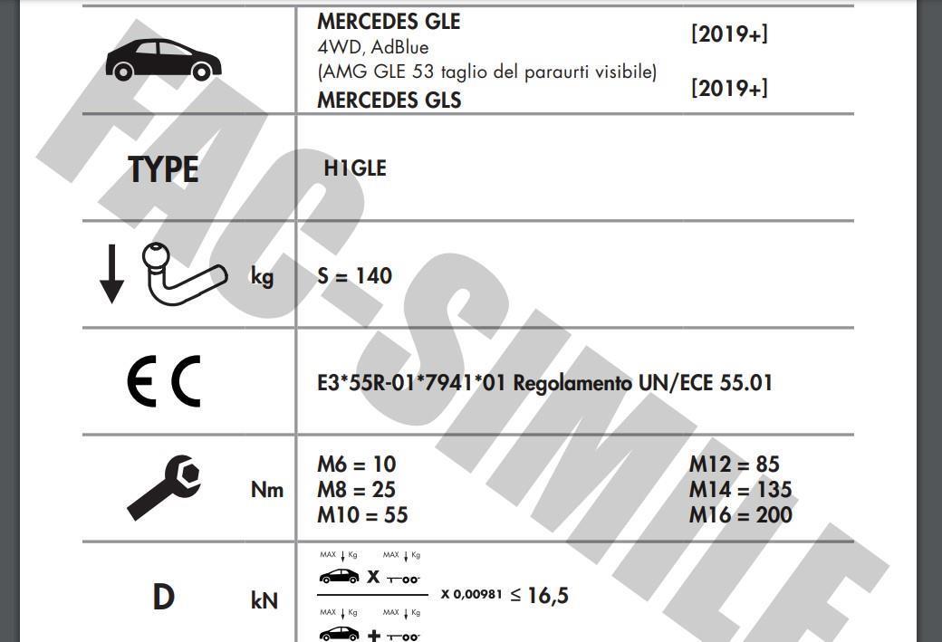 DİKEY SÖKTAK MERCEDES GLE - GLS 