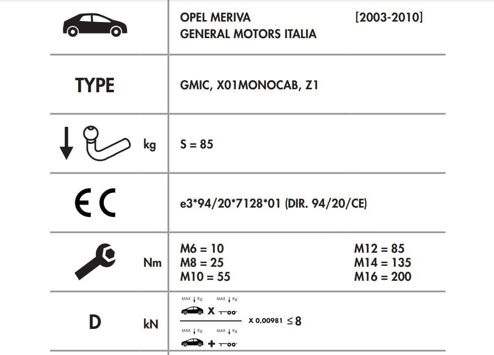 OPEL MERİVA
