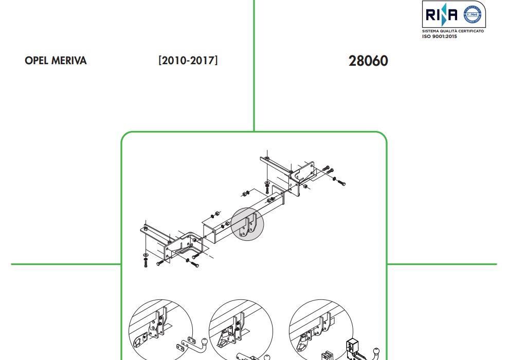 YATAY SÖKTAK OPEL MERİVA B