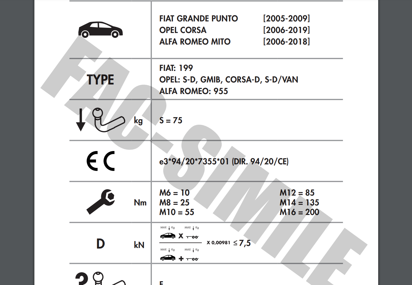 Dikey Sök-Tak Gizli Model FİAT PUNTO - OPEL CORSA - ALFA ROMEO MİTO