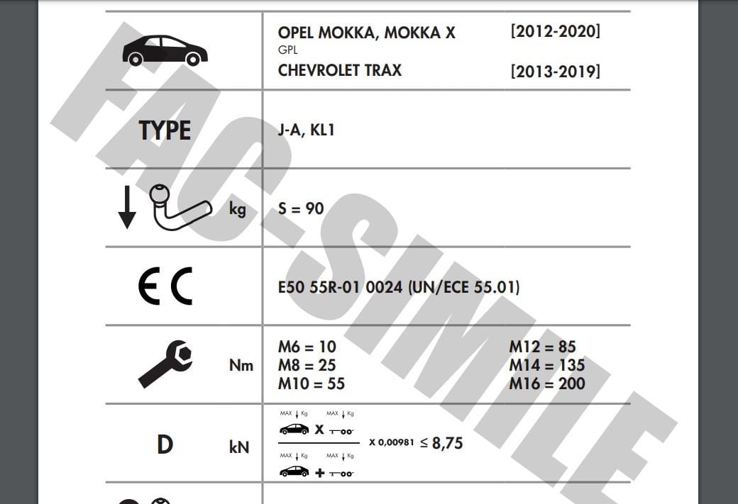 OPEL MOKKA -  CHEVROLET TRAX