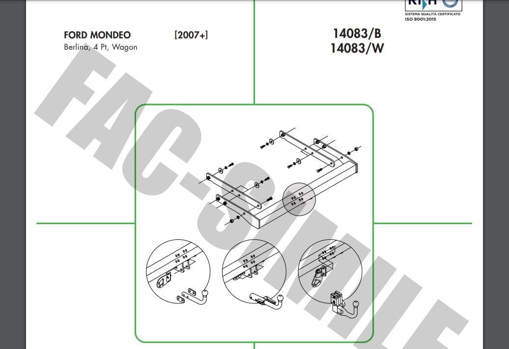 YATAY SÖKTAK FORD MONDEO