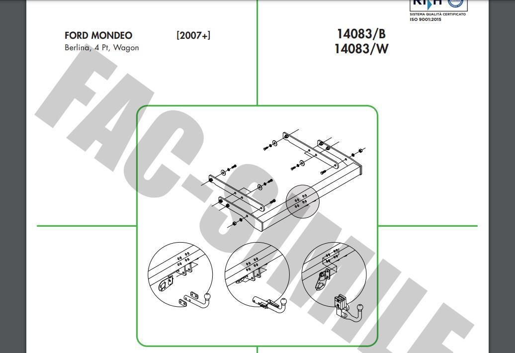 DİKEY SÖKTAK FORD MONDEO