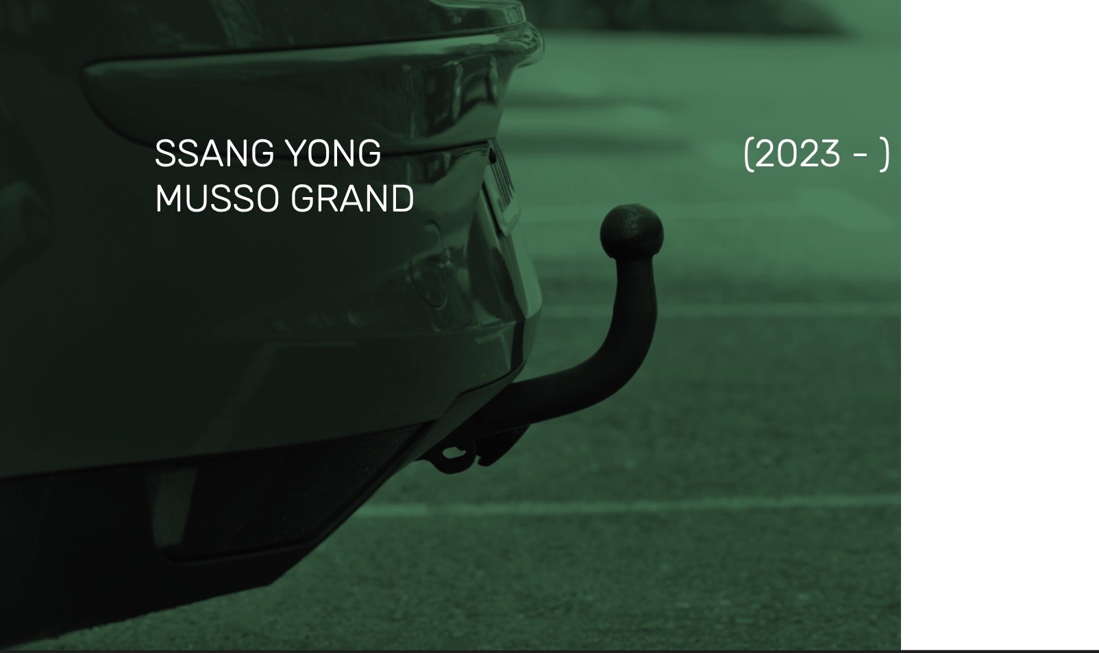 SSANG YONG KGM MUSSO GRAND (06/2019 - )