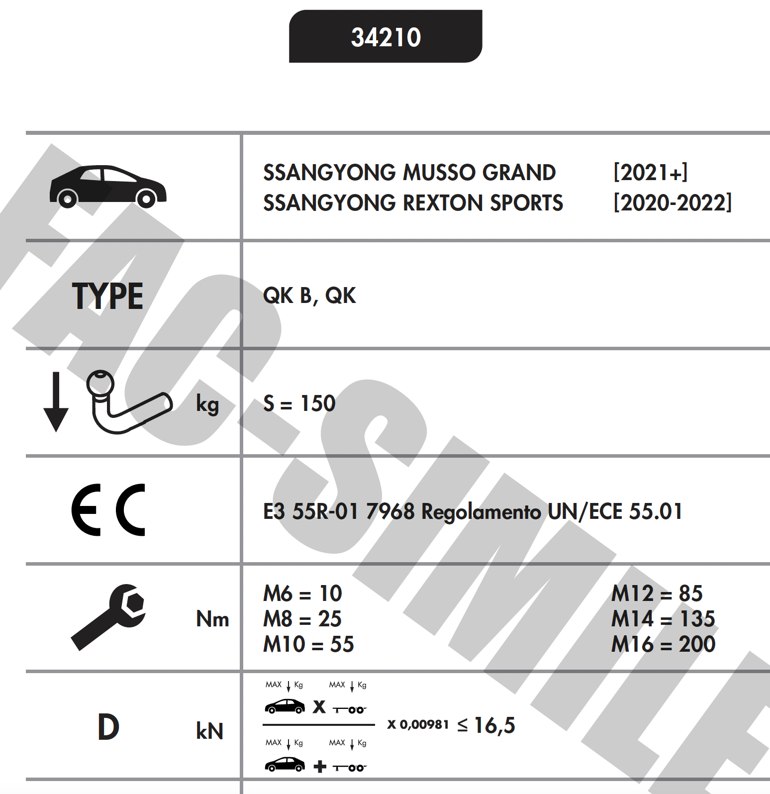SSANGYONG Musso Grand - Rexton UR