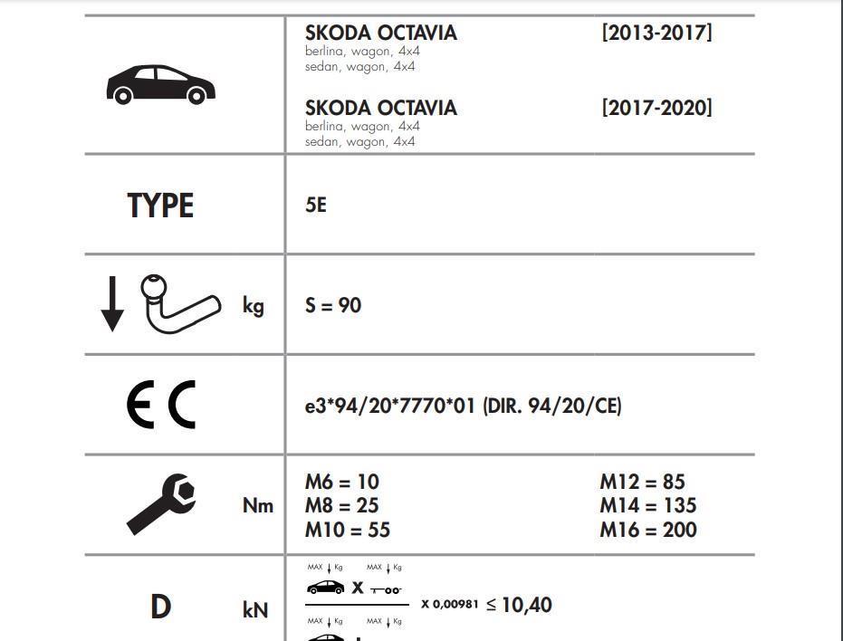 DİKEY SÖKTAK SKODA OCTAVİA