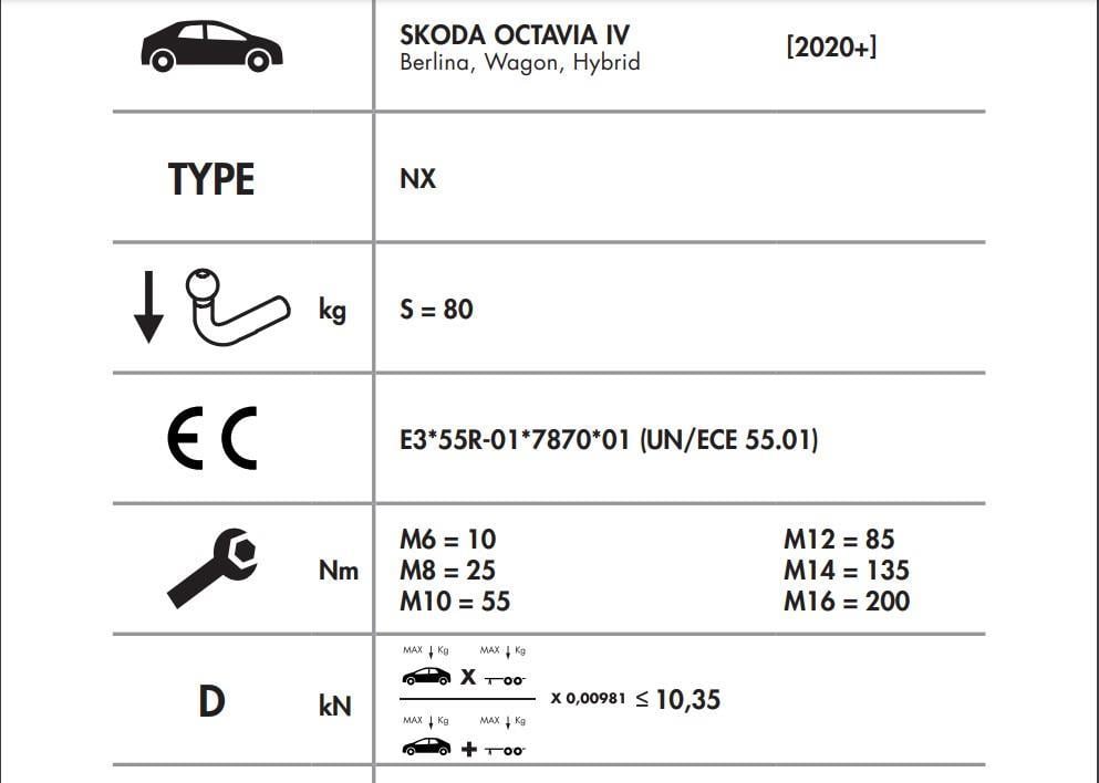 YATAY SÖKTAK SKODA OCTAVİA