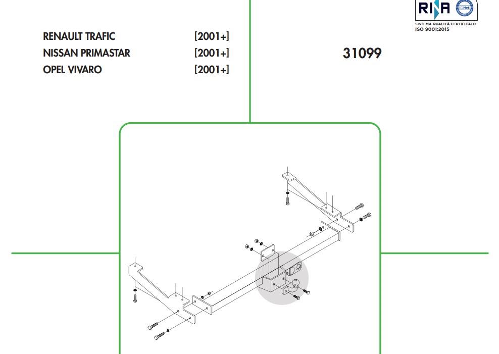 OPEL VİVARO - RENAULT TRAFİC - NİSSAN PRİMASTAR
