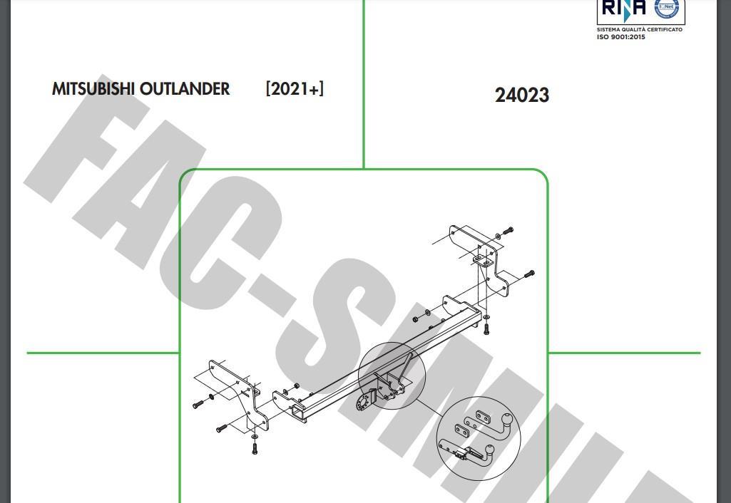 YATAY SÖKTAK MİTSUBİSHİ  OUTLANDER