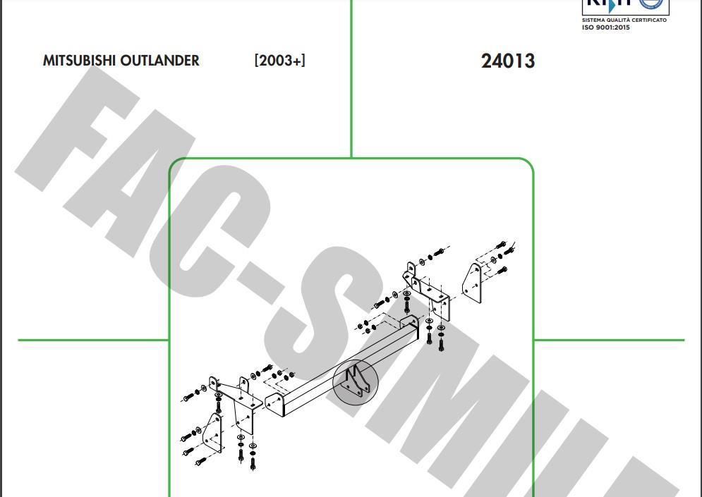 YATAY SÖKTAK MİTSUBİSHİ OUTLANDER