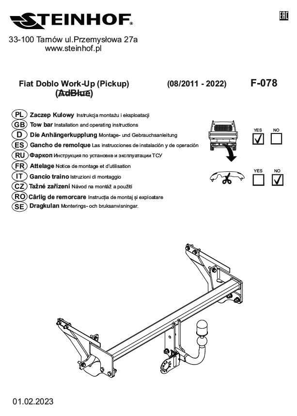 FİAT PRATİCO - DOBLO WORK UP