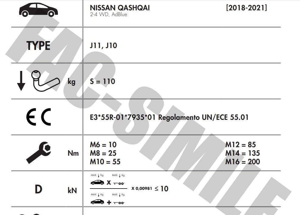 DİKEY SÖKTAK NİSSAN QASHQAİ