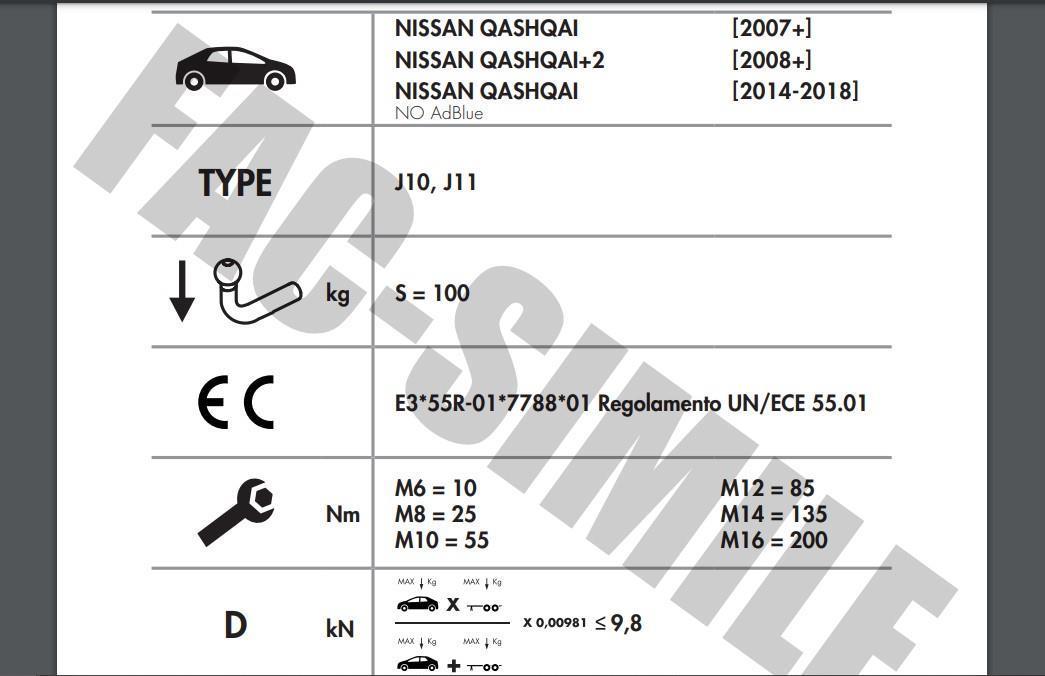 DİKEY SÖKTAK NİSSAN  QASHQAİ