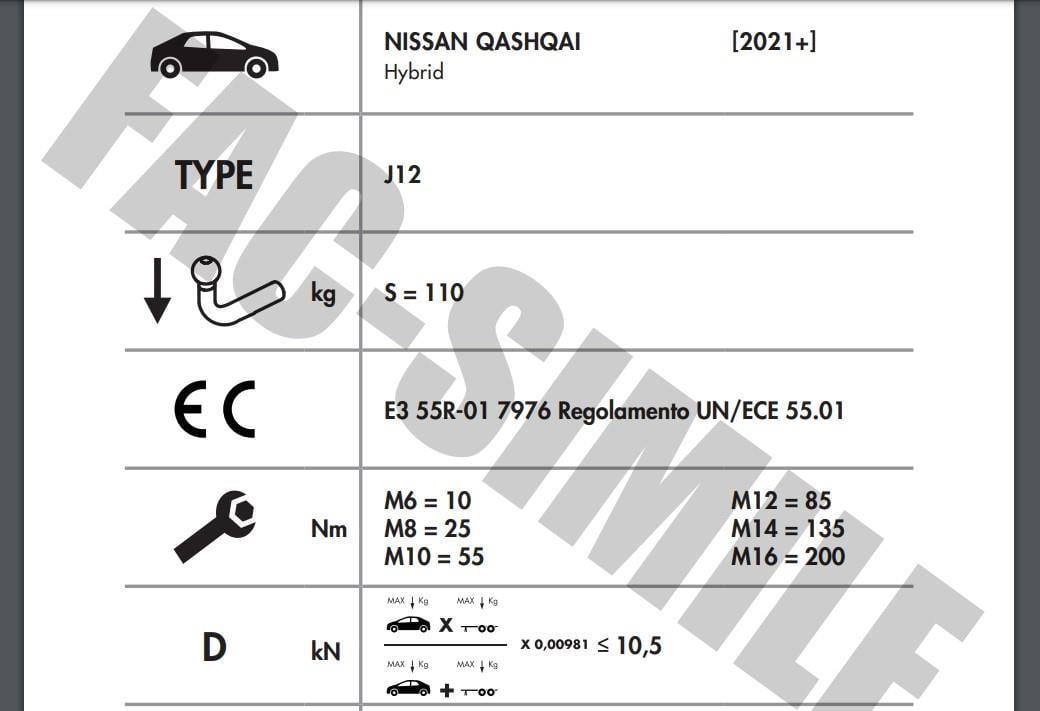 YATAY SÖKTAK NİSSAN QASHQAİ J12