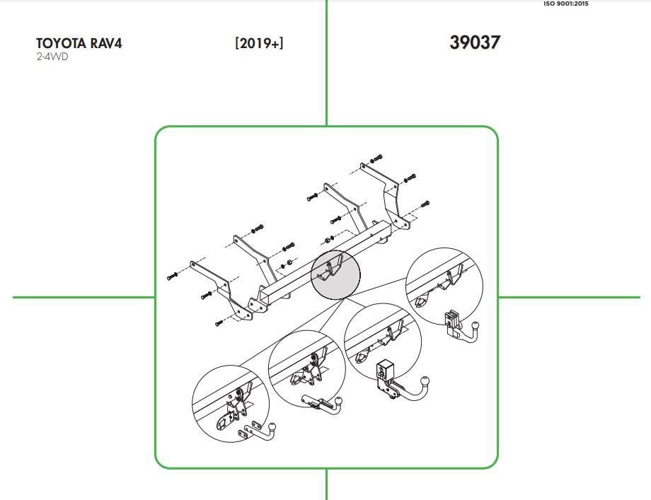YATAY SÖKTAK TOYOTA RAV4