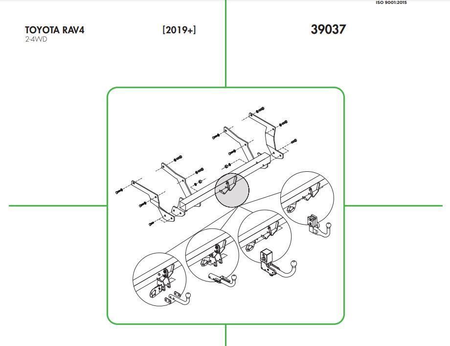 DİKEY SÖKTAK TOYOTA RAV4